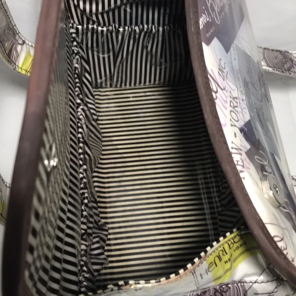 Henri Bendel Heritage Train Case Toiletry Cosmetic Case - Picture 12 of 12